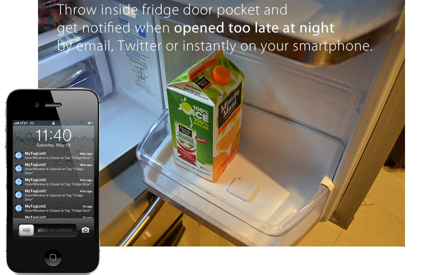Monitor And Find Everything From The Internet Wireless Sensor Tags